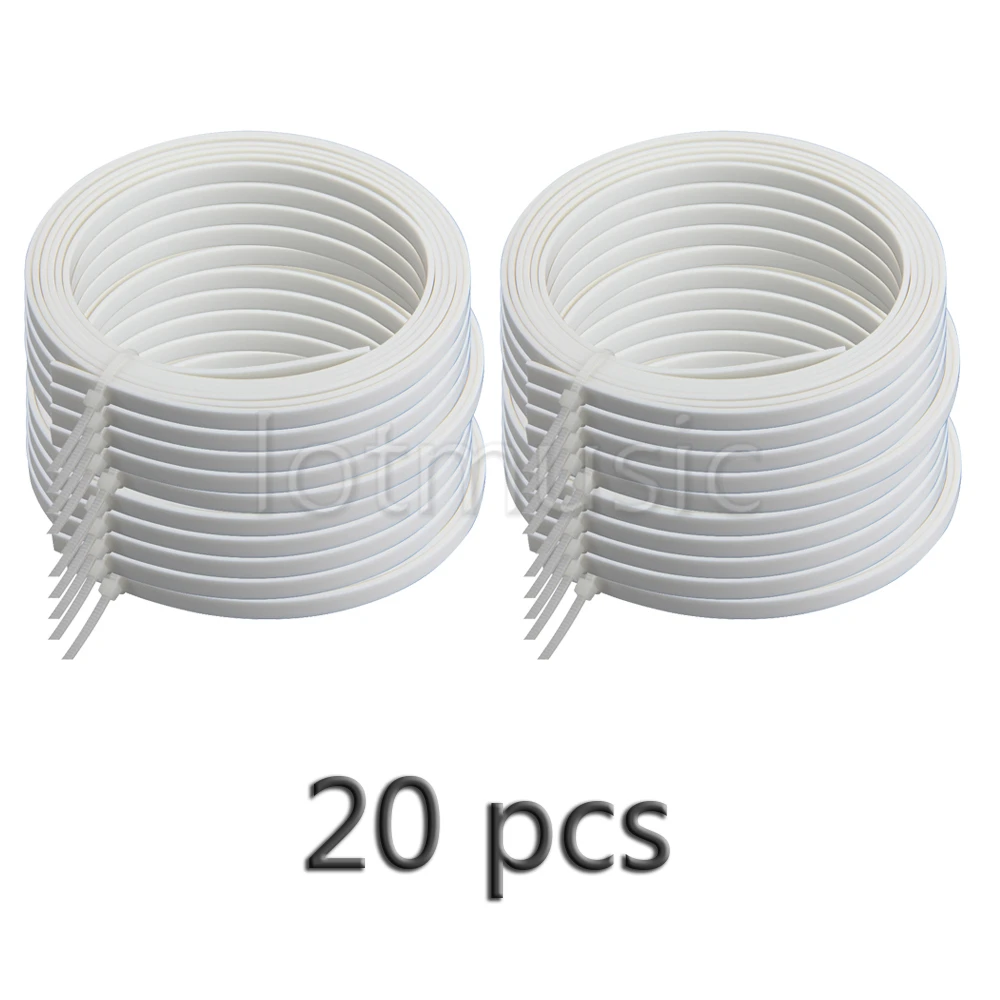 

20pcs White ABS Guitar Binding Purfling Luther Supply 1650mmX4mmX1.5mm