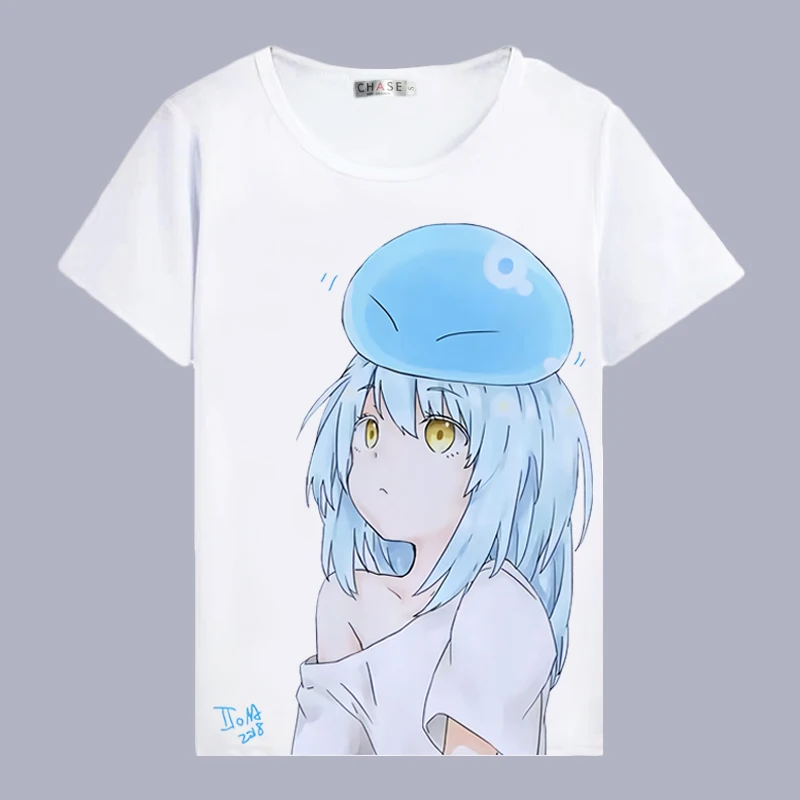10 Футболка для косплея «That Time I Got Reincarnated as a Slime», летняя футболка в стиле аниме «Rimuru Tempest», Женская/Мужская футболка, костюм для косплея - Цвет: 10