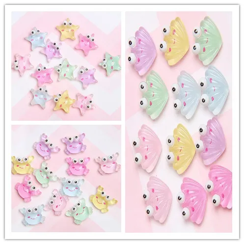 

Kawaii, смола, краб, морская звезда, ракушка, сделай сам, скрапбукинг, украшение для дома, аксессуары, прозрачная пушистая слизь, Подарочная игру...