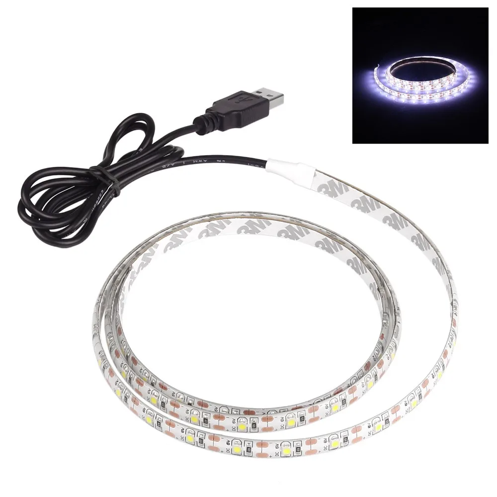 Водонепроницаемая светодиодная лента 100 Smd с Usb 50 см/3528 см|string white|string lights bedroomlighted