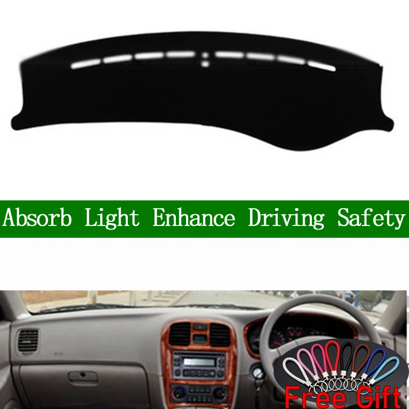 

For Hyundai Sonata Sonica 2004 2005 2006 2007 2008 2009 Right Hand Drive Dashboard Cover Car Stickers Mat Interior Accessories