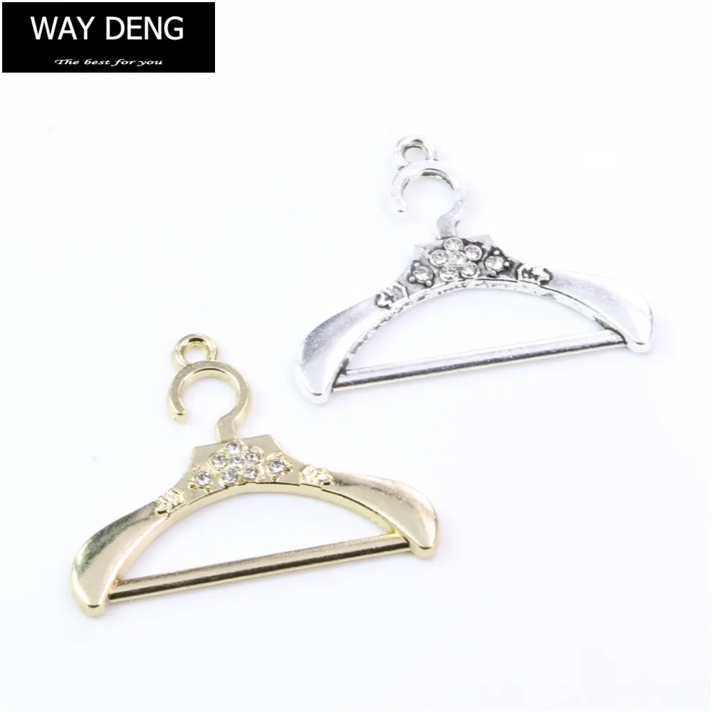 4 шт. в упаковке Хрустальная Золотая и серебряная металлическая вешалка для