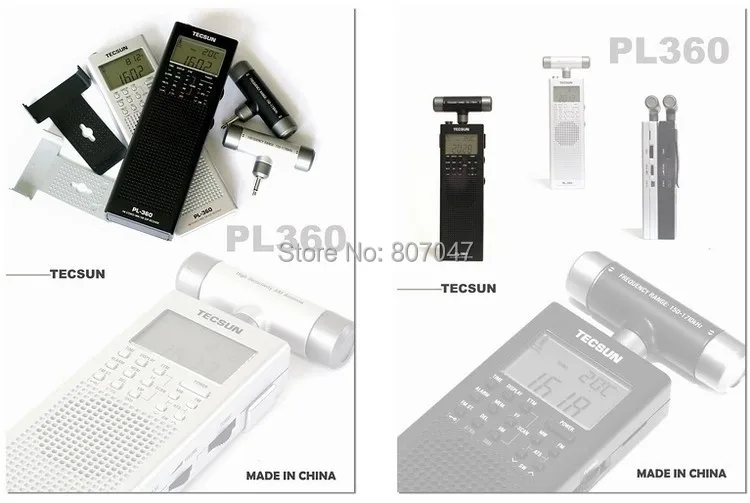 Tecsun PL 360 портативное цифровое радио usb AM FM карманное радио рекордер коротковолновой PLL DSP ETM SW MW LW приемник pl-360