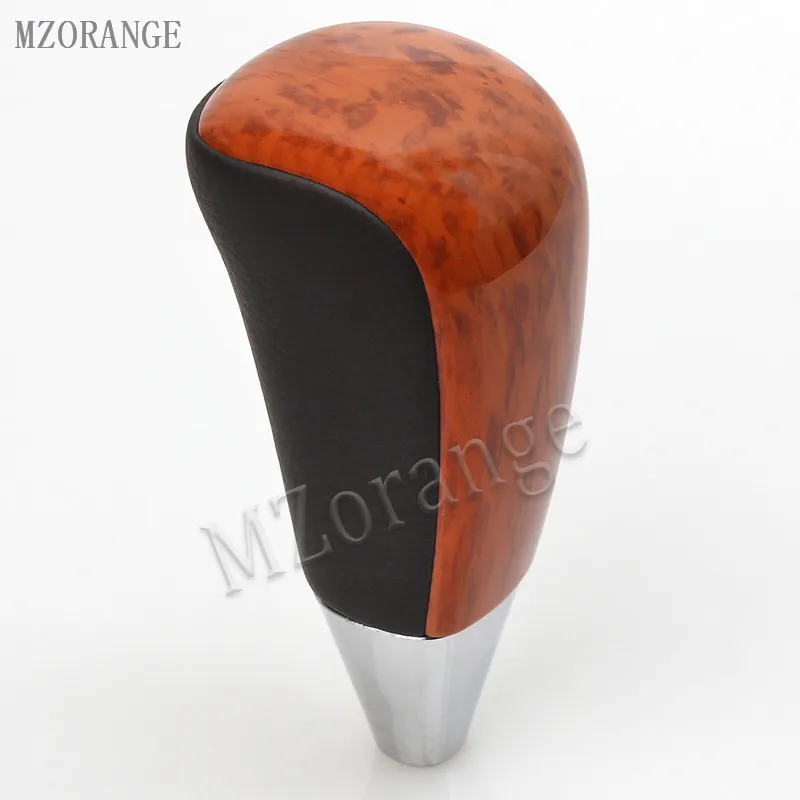 MZORANGE 1 шт. кожа Автоматическая коробка передач ручка переключения передач для Toyota LC200 Land Cruiser 2008- черный/коричневый