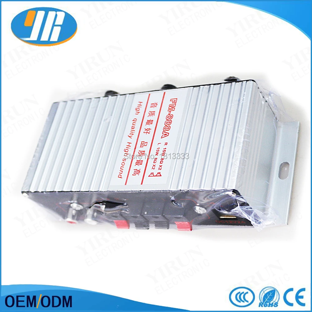 FM 888A 8ohm 15W высококачественный звуковой усилитель стереоусилитель аксессуары для