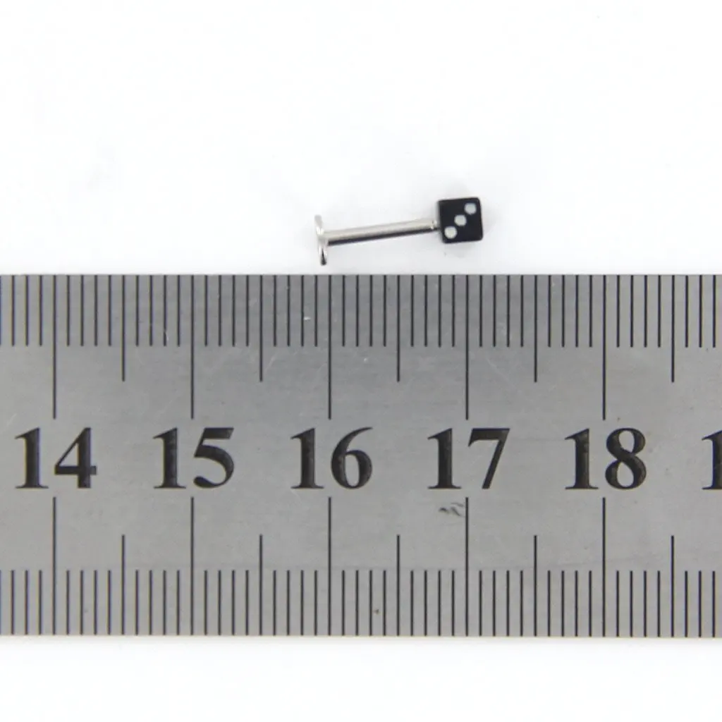 20 шт Ассорти кубов шпильки для губ подбородок кольца Лабрет бары ювелирные