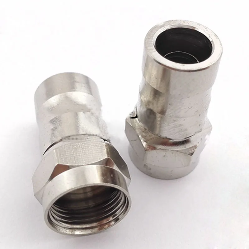 100 шт. адаптер для разъема 75-5 F цифровая телеприставка с разъемом Jack