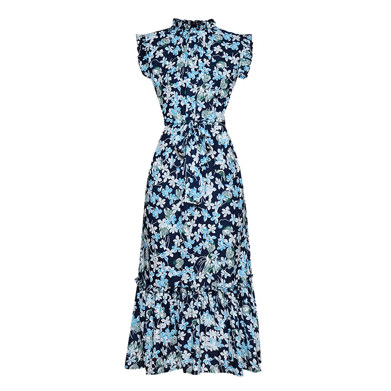 Высокое качество новая мода 2020 летнее подиумное платье женское без рукавов с