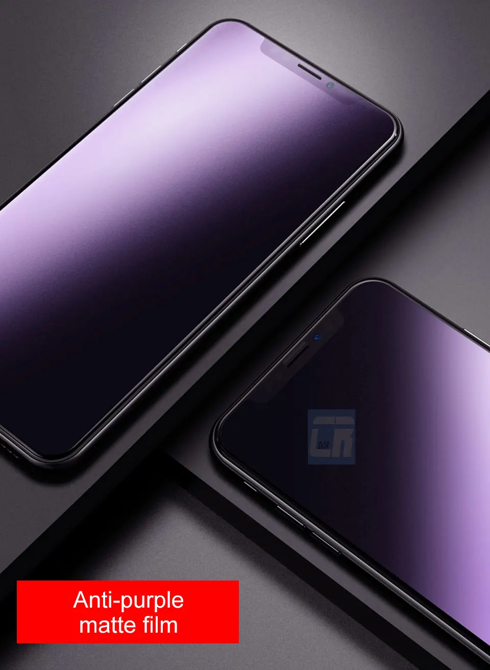 Без отпечатков пальцев полное покрытие матовое закаленное стекло для iPhone X 8 7 6S Plus защита экрана матовое стекло для iPhone XS MAX XR пленка