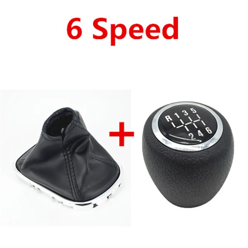 Combo 6 Speed 5/6 скоростная рукоятка для рычага переключения передач Ручка гетра Крышка для багажника чехол для Chevrolet Chevy Cruze 2008-2012 автостайлинг Запчасти и аксессуары - Название цвета: Combo 6 Speed