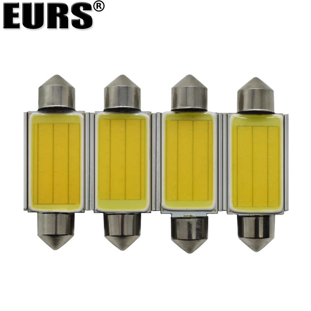 2 шт. гирлянда 40 мм Светодиодная лампа C5W C10W супер яркий COB LED Canbus Error Free авто