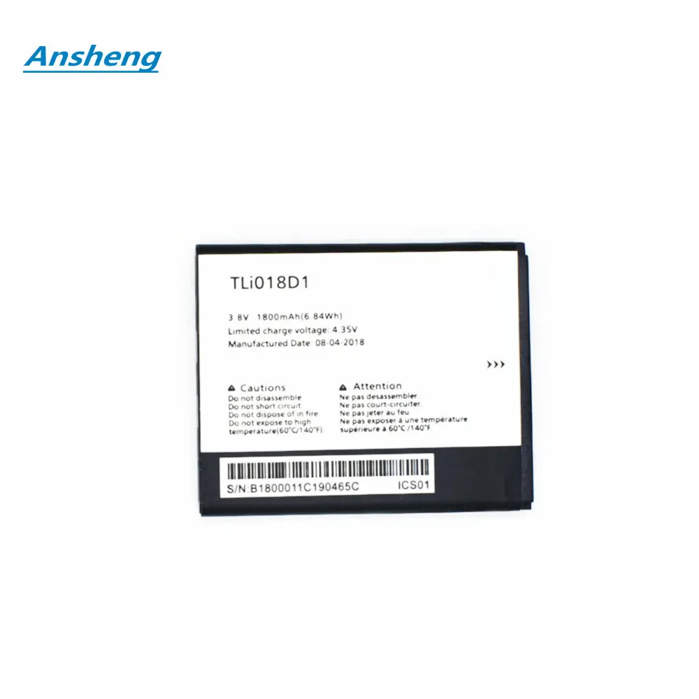 Высококачественный аккумулятор 1800 мАч TLi018D1 для Alcatel Onetouch Pop D5 Dual 5038x OT5038X 3 5015D OT 5016