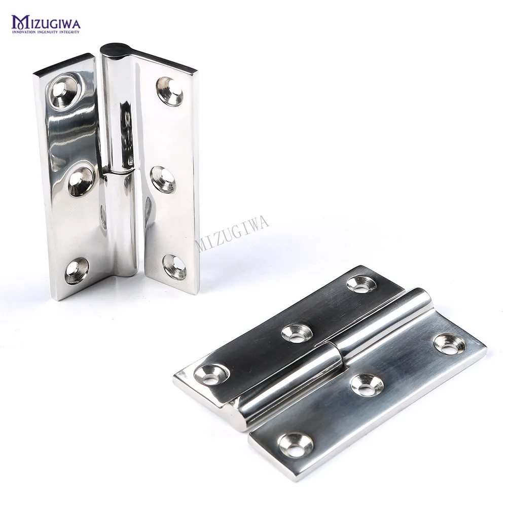 2 pcs MIZUGIWA Door Hatch Cabin Strap Hinge 316 Stainless Steel Boat Marine Heavy Duty for | Спорт и развлечения