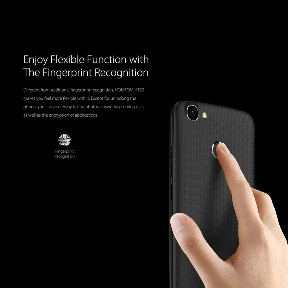 HOMTOM HT50 смартфон с 5 5-дюймовым дисплеем четырёхъядерным процессором MTK6737 Android 7 0