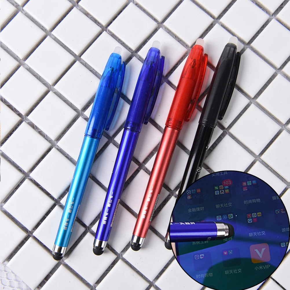 1 шт. шариковая чернильная ручка забавные стираемые гелевые стирающиеся ручки