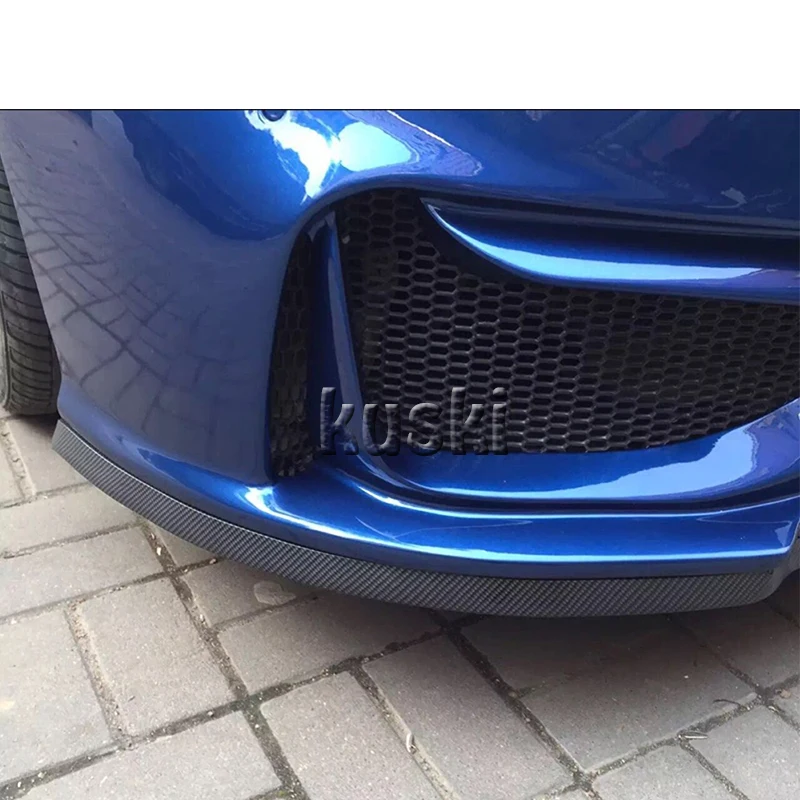 1 комплект автомобильный передний спойлер из углеродного волокна для Mercedes benz w204