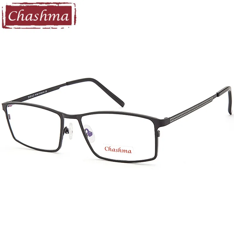 Чашма джентльмен из чистого титана оправа для очков Lentes оптика высшего качества титановые оправы мужские большие черные оправы очки для глаз