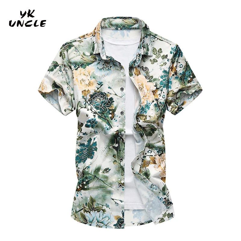 Мужская приталенная рубашка из мерсеризованного хлопка с короткими рукавами|cotton