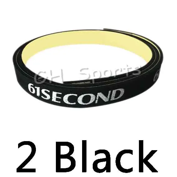 2 Black 2 шт. 61second профессиональная ракетка для настольного тенниса для защиты кромок поролоновая лента анти-столкновения лента аксессуары для настольного тенниса - Цвет: 2 Black