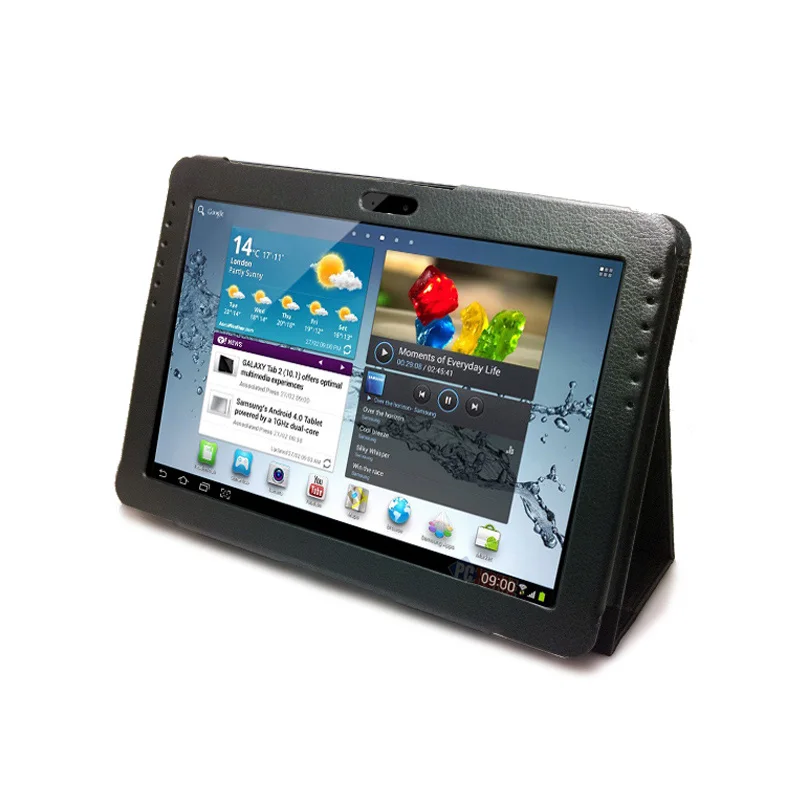 3в1 роскошный Магнитный чехол книжка с подставкой кожаный + экранная пленка