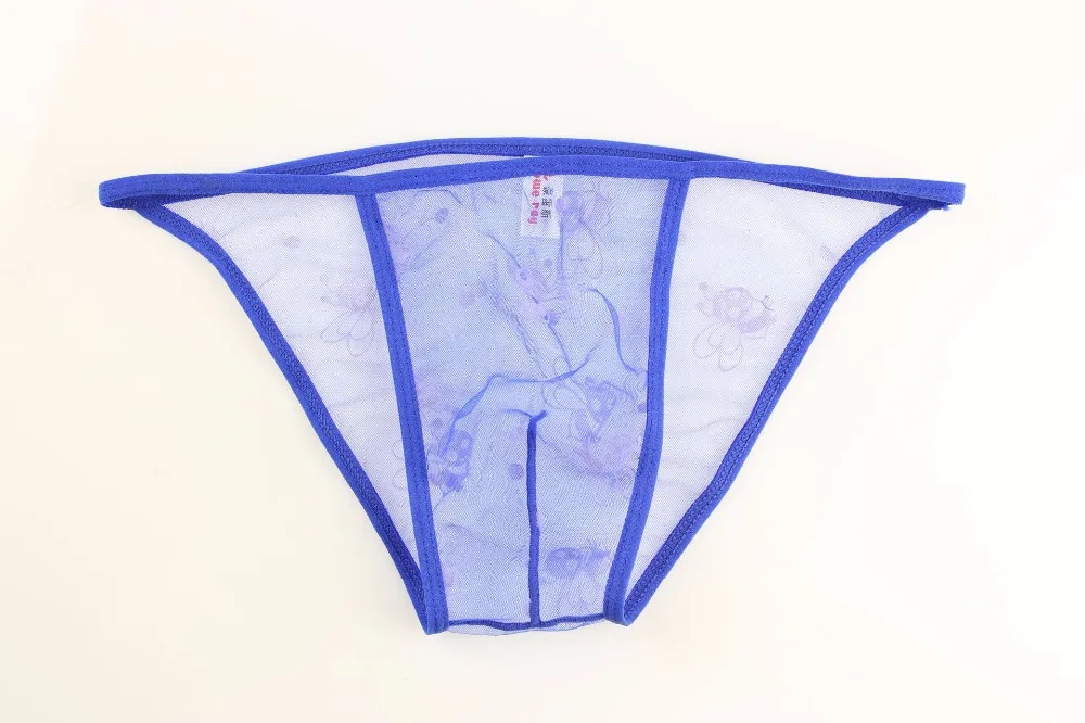 Мужские брифы розовые прозрачные облегающие сексуальные мужские трусы