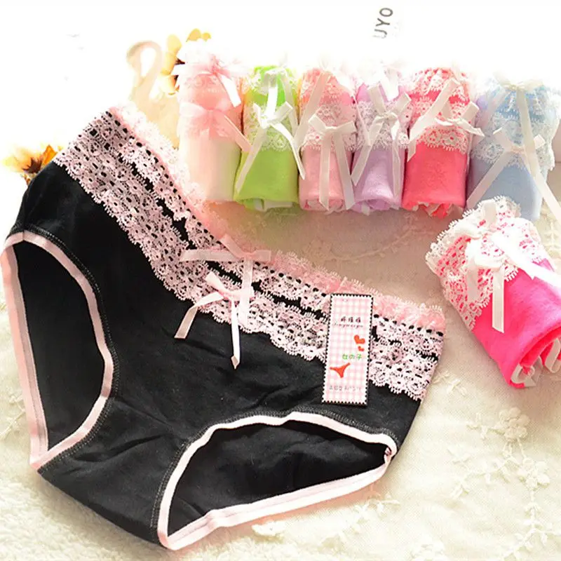 Женские кружевные стринги нижнее белье из хлопка|Женские трусики| |