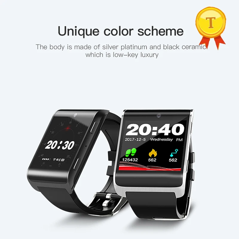 Лучший подарок мужу бойфренду 4G GPS спортивные черные Серебряные наручные часы