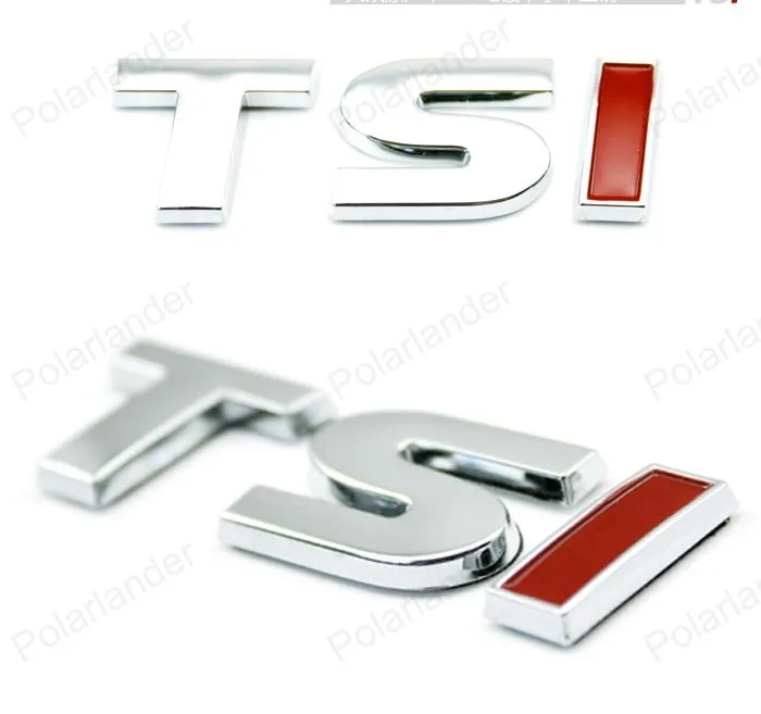 Кейс для стайлинга автомобиля Volkswagen TSI 1.4T 1.8T 2.0T Turbo с металлической наклейкой логотипа VW /tiguan /polo /golf 6 7 маленький шрифт на.