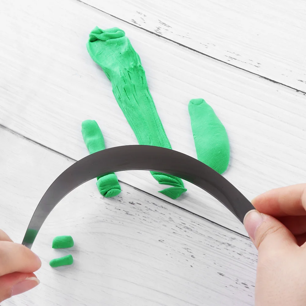 1 шт. DIY Керамика гибкий нержавеющая сталь полимерный резак для глины лезвие керамические инструменты моделирование ткани искусство скульптуры Fimo слайсер