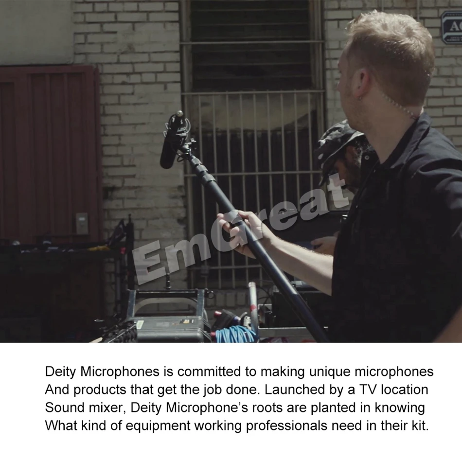 Deity S-Mic 2 Kit превосходный Высокочувствительный направленный микрофон с низким уровнем шума Rycote Shock Mount для профессиональной пленки