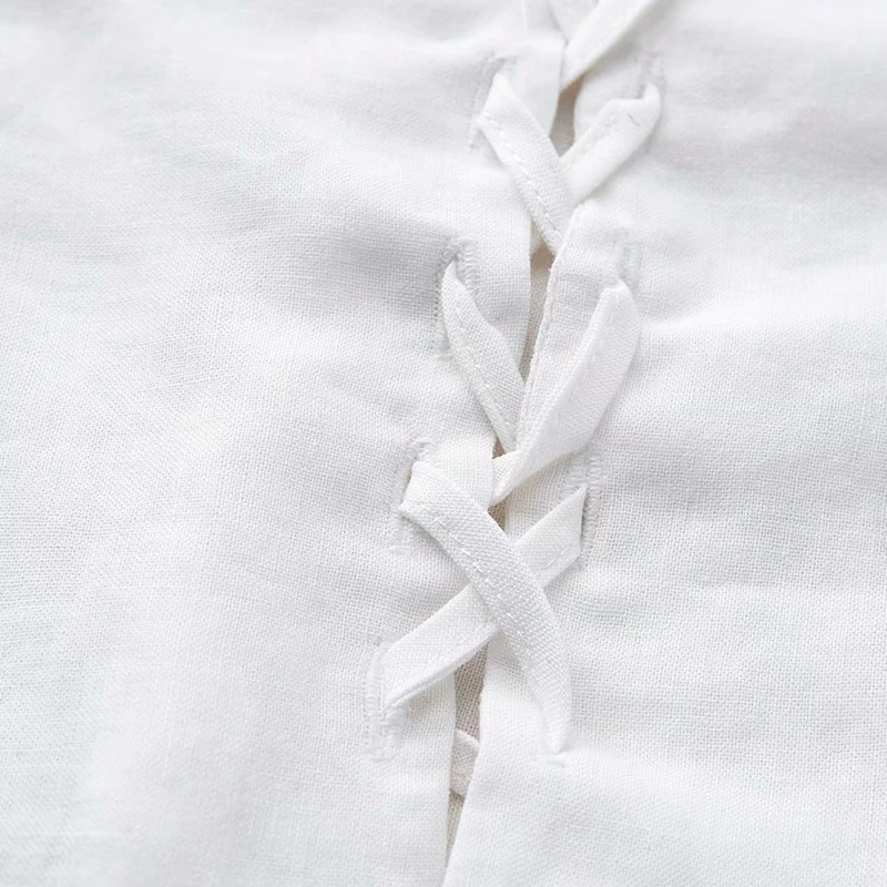 Женская блузка с квадратным вырезом винтажная Блузка-корсет рюшами и оборками