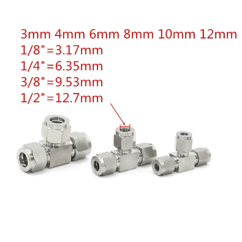 Фитинги для тройника из нержавеющей стали 304|Фитинги труб| |