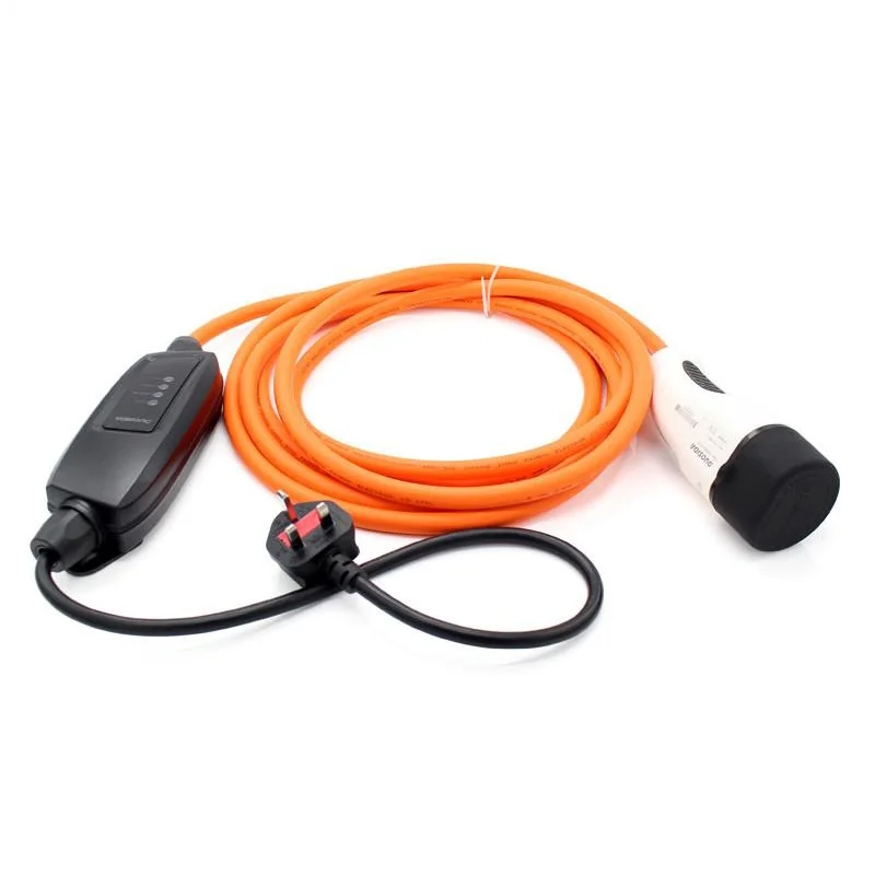 DUOSIDA Duosida IEC62196 режим 2 портативный зарядное устройство для электромобиля 10A с 3Pin