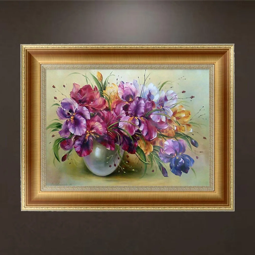 DIY 5D алмазная вышивка цветы круглые алмазные картины наборы для вышивки крестом