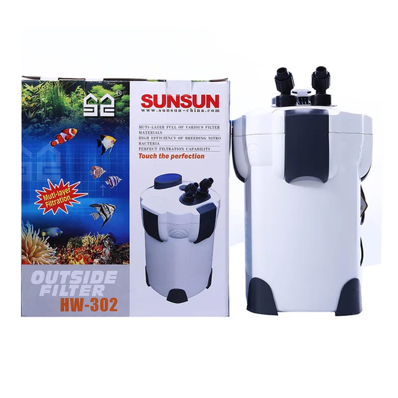 NCFAQUA SUNSUN HW 302 3 ступенчатый внешний фильтр для аквариума 1000л/ч насос до 75