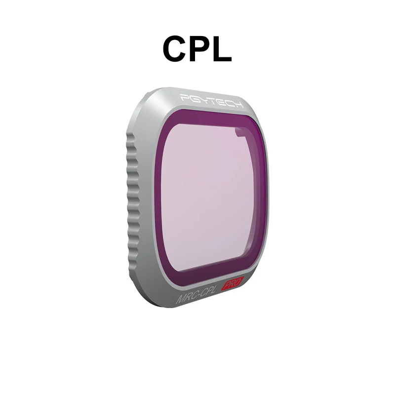 CPL PGYTECH Advanced Mavic 2 про фильтр комплект Камера объектив Фильтры ND8/16/32/64-PL ND8/16/32/64 для DJI Мавик 2 Pro Drone аксессуары - Цвет: CPL