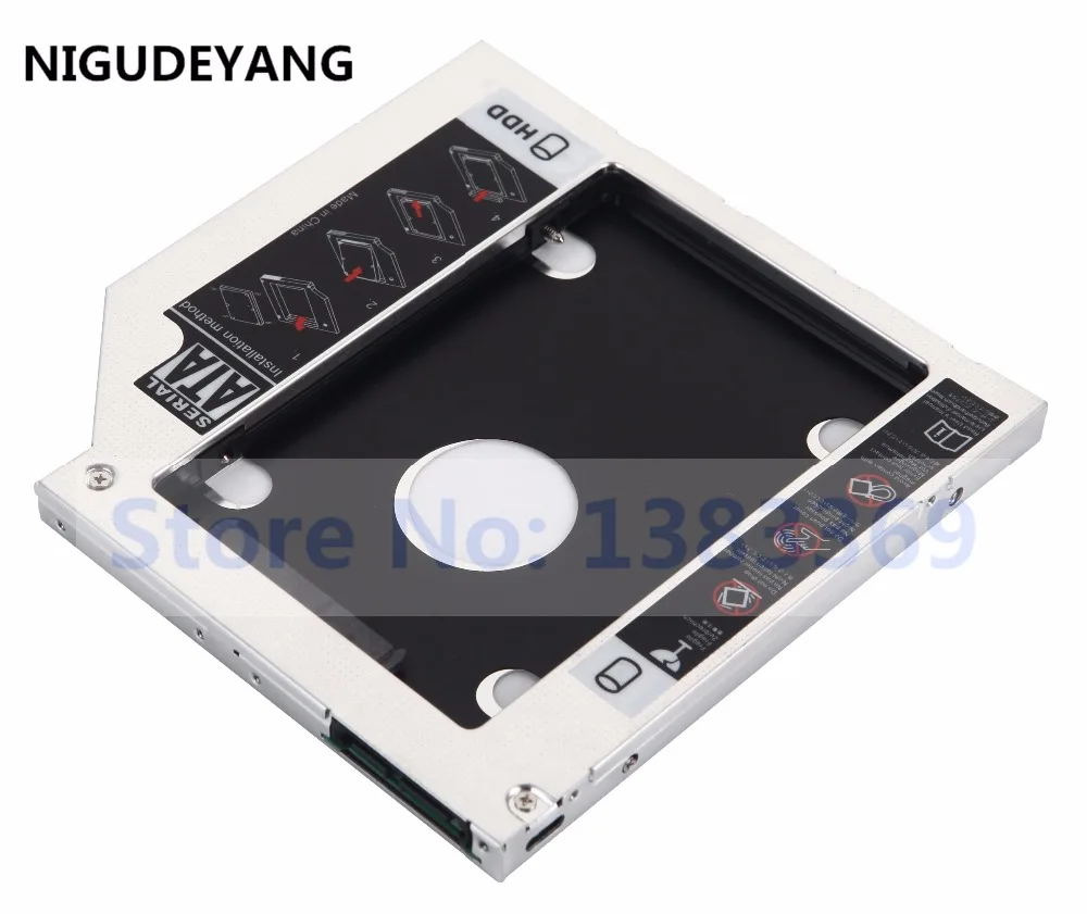 

NIGUDEYANG 2nd Hard Disk Drive SSD HDD Caddy Adapter for Lenovo ThinkPad E440 L540 L440 replace UJ152 UJ-152A Blu-ray Burner DVD