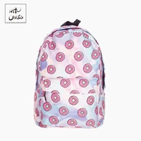 holo donuts 3d printing mochila backpack women bag mochilas mujer new school laptop backpacks sac a dos back pack schoolbag