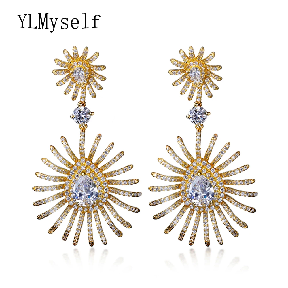 60 мм длина новые золотые серьги ювелирные изделия проложить с