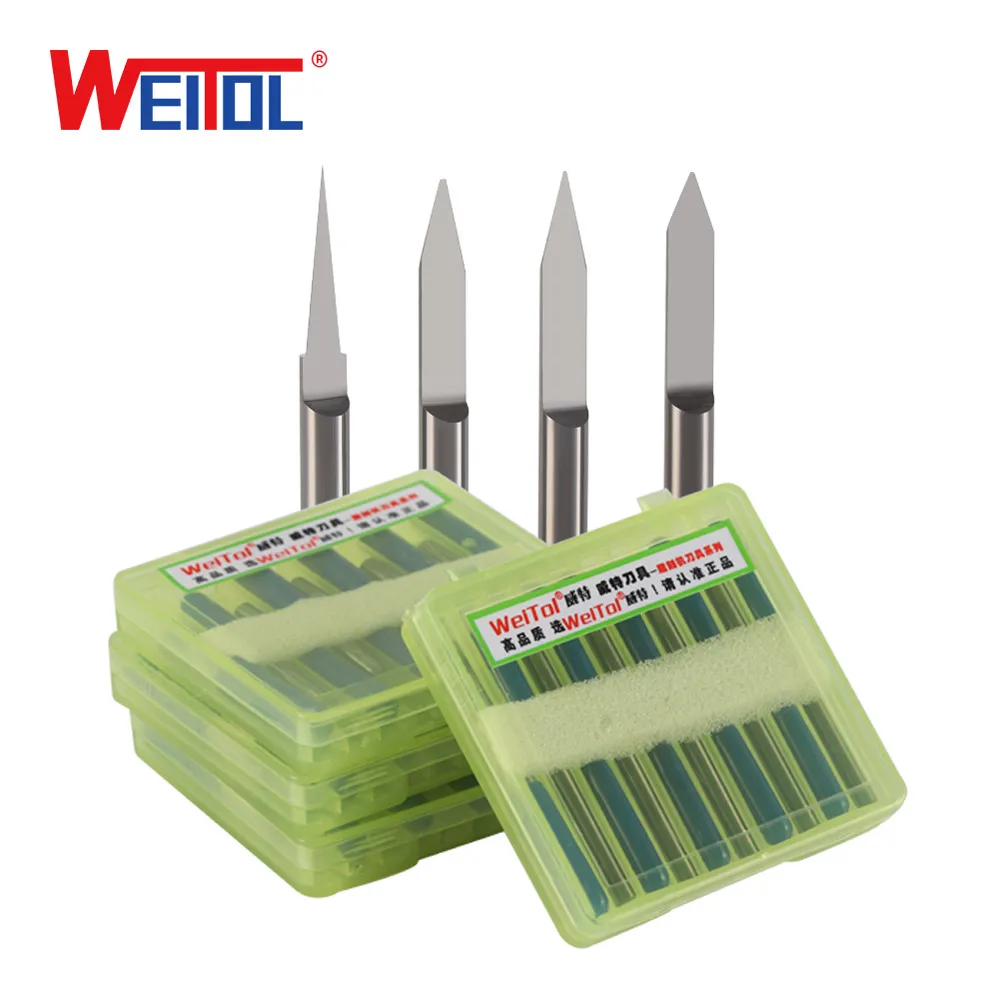 WeiTol 3 175 мм 10 шт./лот фреза с ЧПУ степень 25 30 40 печатная плата гравировальное долото