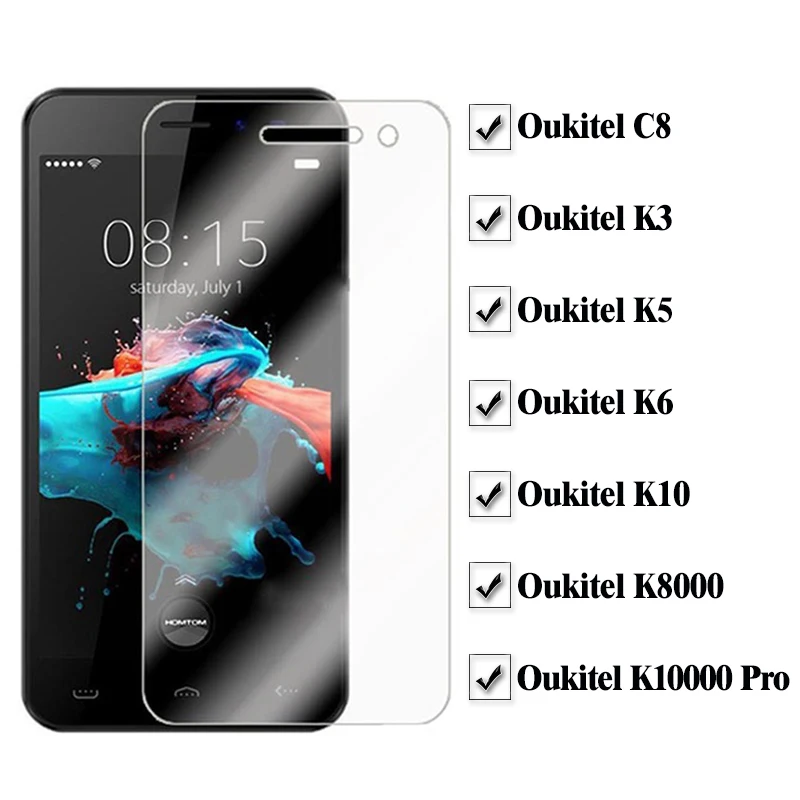 Защитный Стекло для Oukitel K3 K5 K6 K10 C8 K8000 K10000 Pro Экран протектор на труба из углеродистого волокна 3 K 5 K 6 K 10K 3, 5, 6, 10 8000 C 8 закалённое защитное стекло