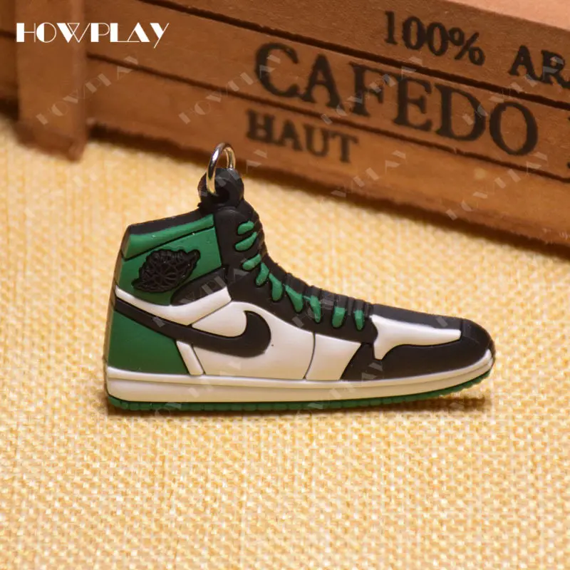 AJ1-016 HowPlay мини кроссовки брелки jordan 1 сумка очарование Баскетбольная обувь модельный брелок AJ1 подвеска на рюкзак держатель для ключей креативные подарки - Цвет: AJ1-016