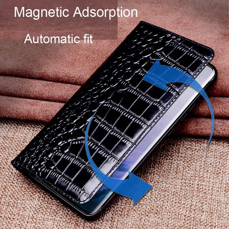 Настоящий Кожаный Чехол для мобильного телефона OPPO R15 защитный чехол с