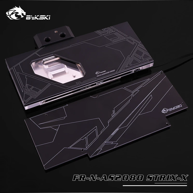 FR N AS2080 STRIX X Bykski GPU блок водяного охлаждения работать с материнской платой ASUS ROG RTX