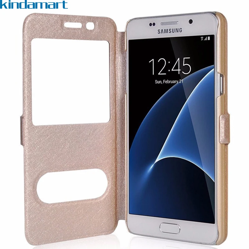 Флип чехол для Samsung Galaxy J2 Core с окошком просмотра быстрых вызовов Pro 2018|case for samsung