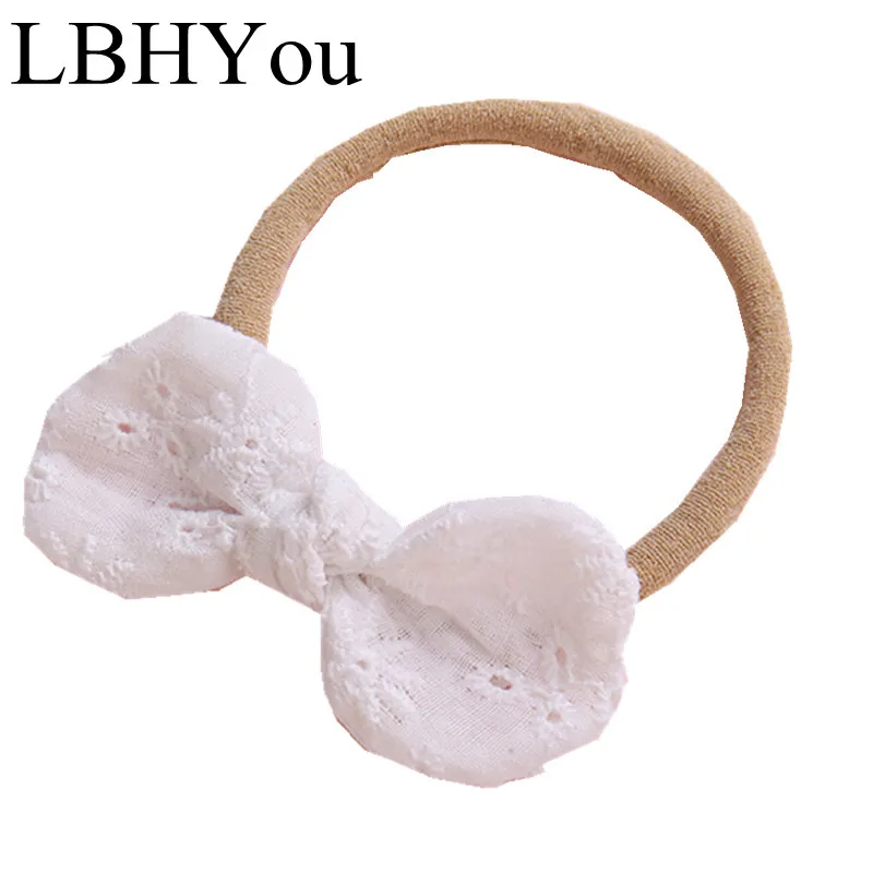 

3 шт./лот круглые банты, белые хлопковые кружевные банты, нейлоновые повязки на голову, кружевные банты для новорожденных, повязка на голову, ...