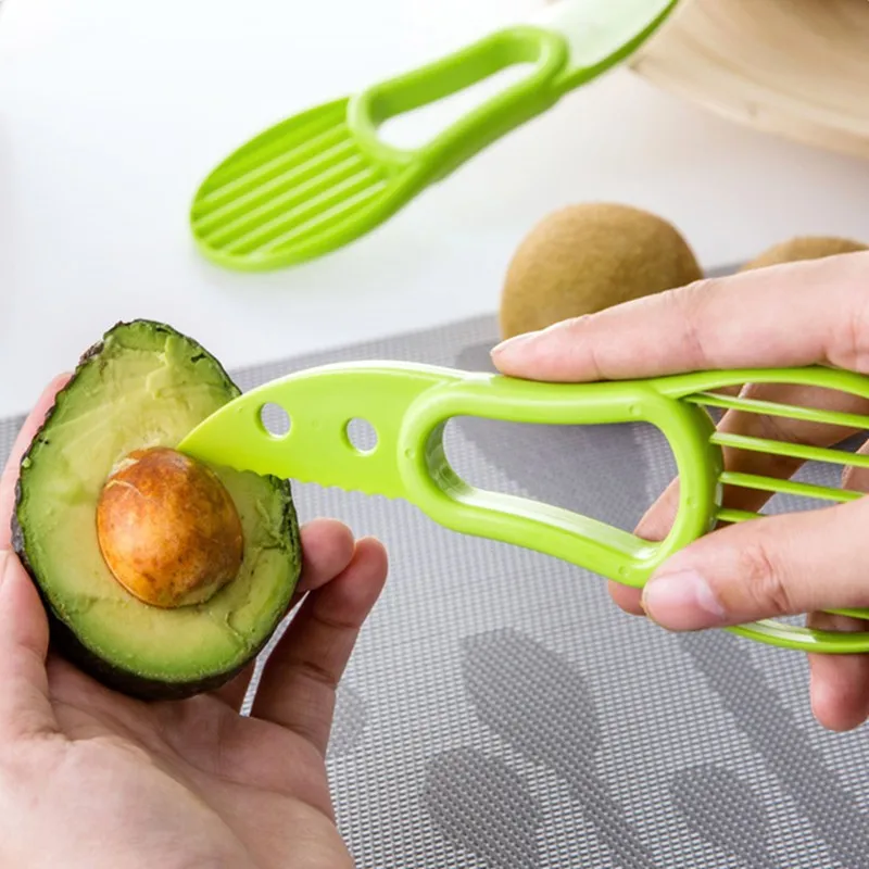 Кухонные принадлежности для кухни MOM'S кухонный 3 в 1 слайсер авокадо Овощечистка