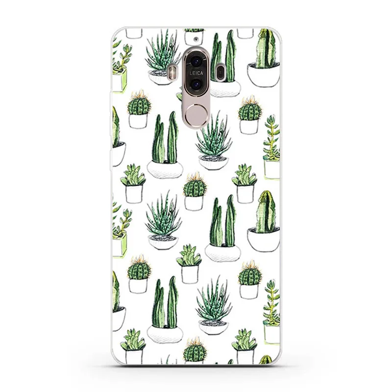 huawei mate 9 Case Silicon panda Painting Soft TPU Back Cover for pro Phone protect Bags shell |
