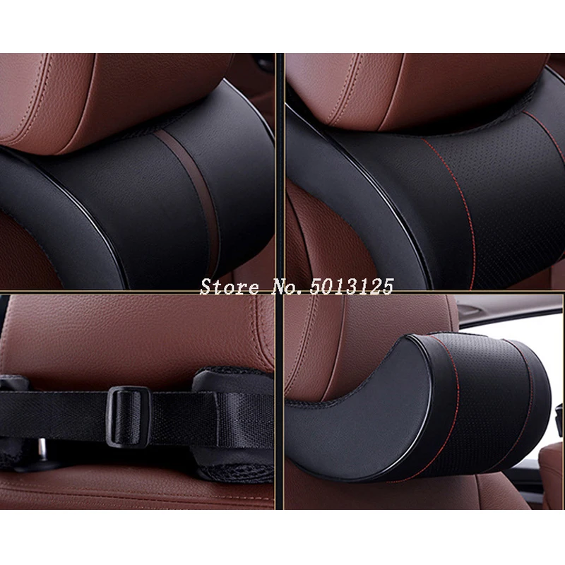 Car Seat Cushion Head Back Neck Rest Pillow Memory Foam Seat Cushions Back For KIA Sportage QL Accessories