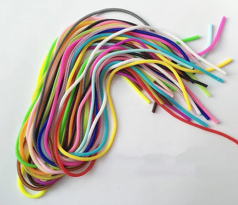 1000 шт. пружинная защита кабеля для зарядки 60 см | Электроника